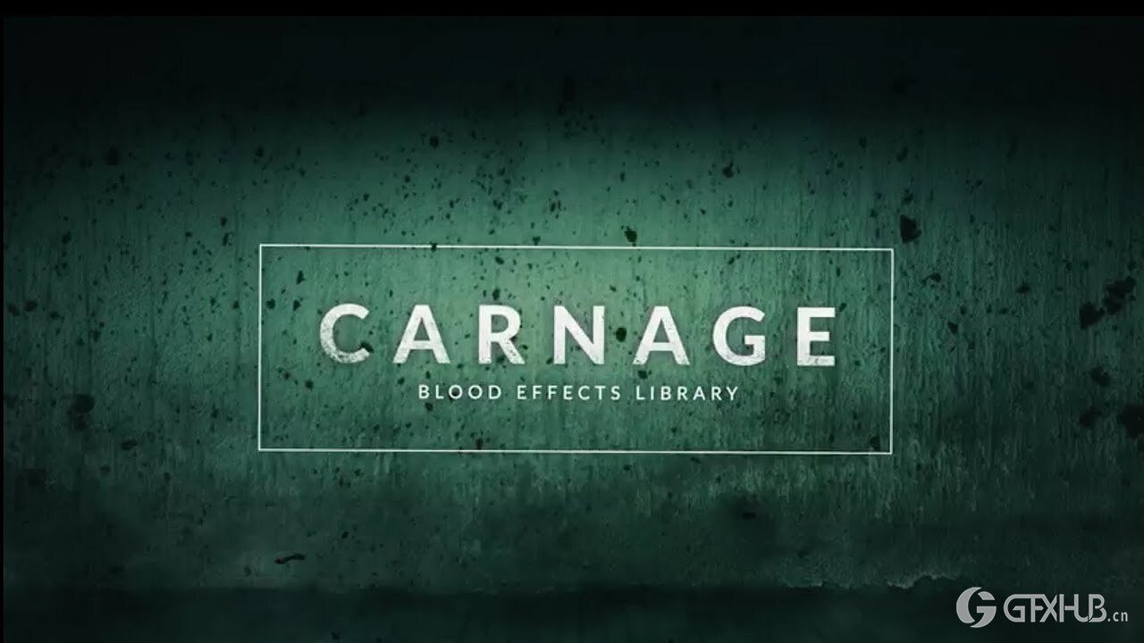 296个实拍滴血血液喷溅血迹绿幕特效合成4K视频素材 RocketStock - Carnage 296 Blood Video Effects