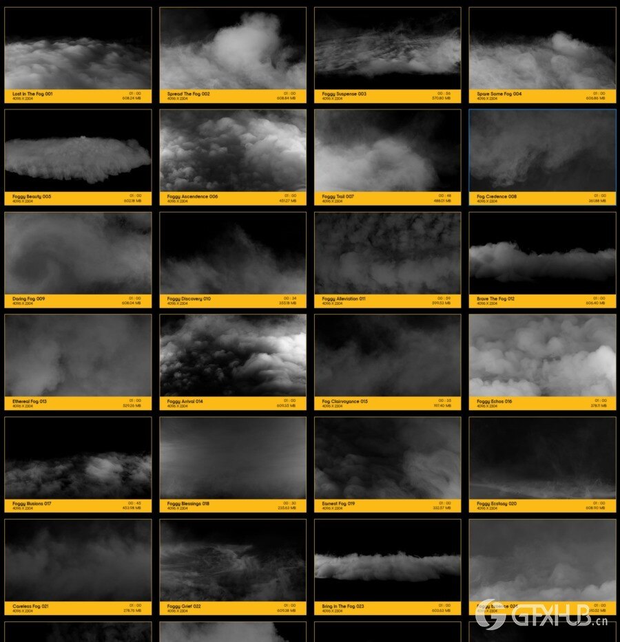 100个烟雾飘渺流动气氛渲染特效合成动画 V29: Through The Fog