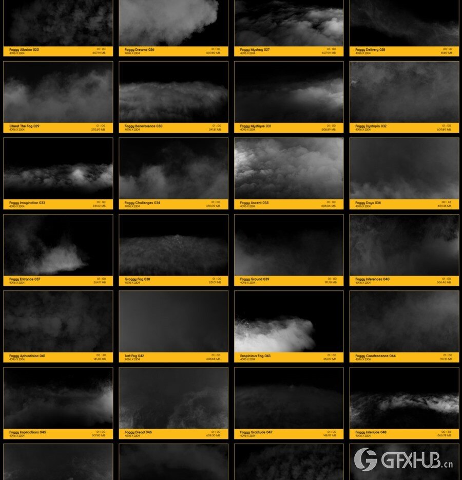 100个烟雾飘渺流动气氛渲染特效合成动画 V29: Through The Fog