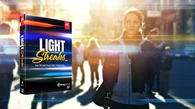 99个镜头变形条纹光线耀斑光效动画 V32: Light Streaks