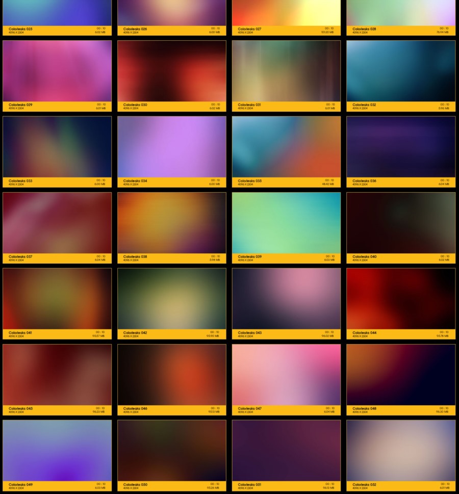 103个唯美梦幻彩色光效叠加动画 V44: Color Leaks
