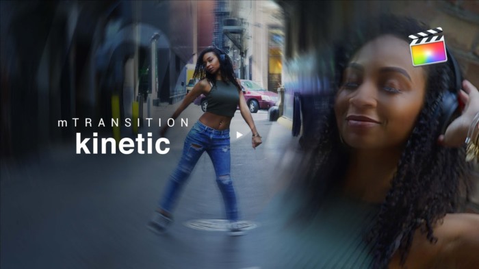 50个动态快闪缩放移动旋转文字标题转场预设 MotionVFX - mTransition Kinetic