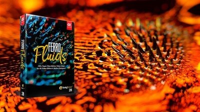 100个抽象微观近景特写流体磁吸特效动画 V28: Ferro Fluids