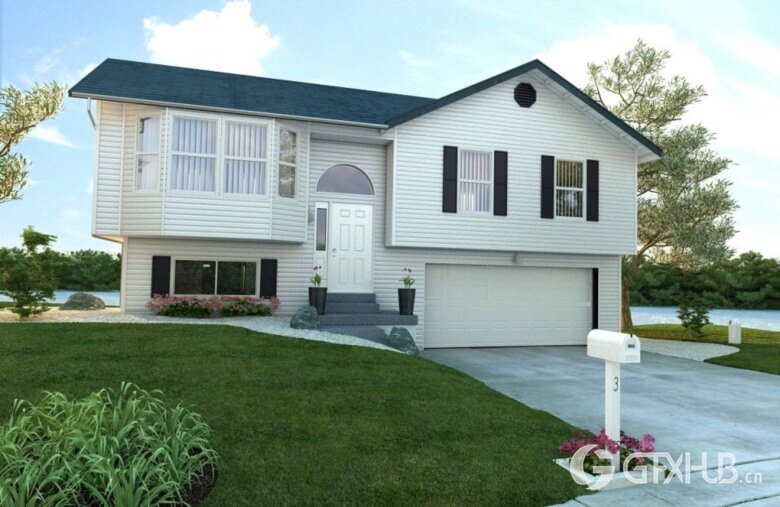 10个高精度建筑别墅3D模型场景 Evermotion - Archexteriors vol.4