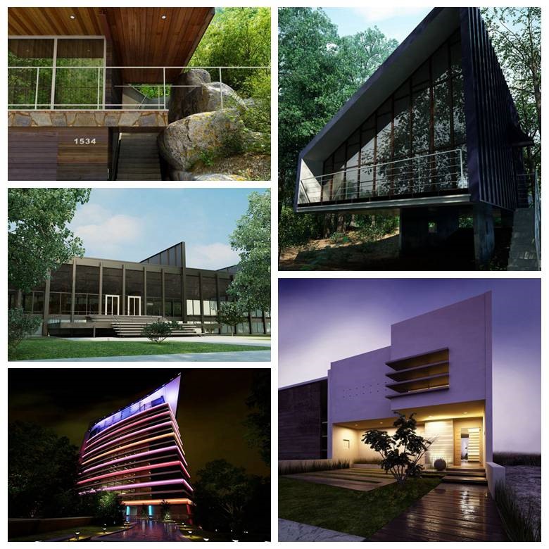 9个高质量别墅3D模型场景 Evermotion - Archexteriors vol.11