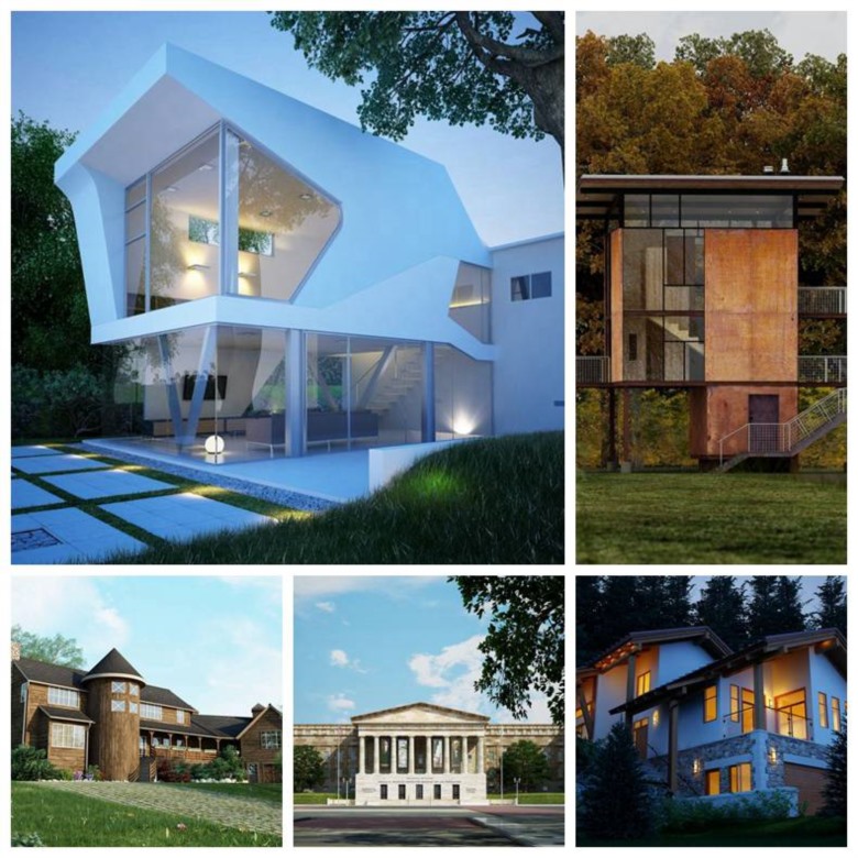 9个高质量别墅3D模型场景 Evermotion - Archexteriors vol.11
