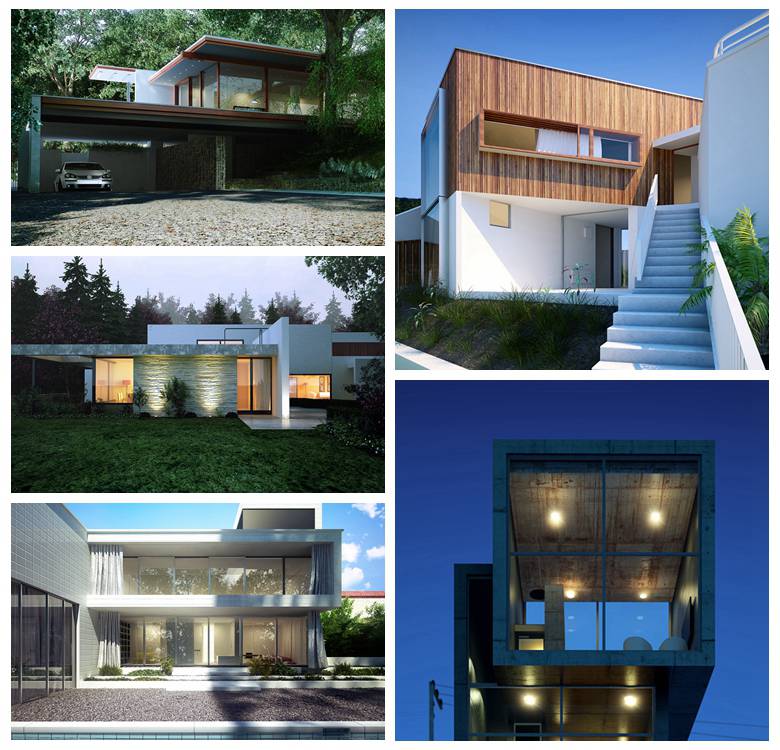 10个别墅3D模型场景 Evermotion - Archexteriors vol.13