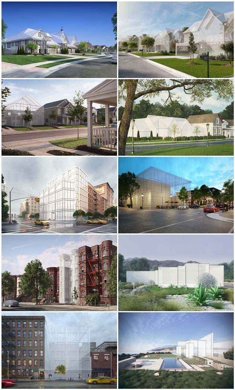 10个建筑体块景观地形3d模型场景 Evermotion - Archexteriors vol.24