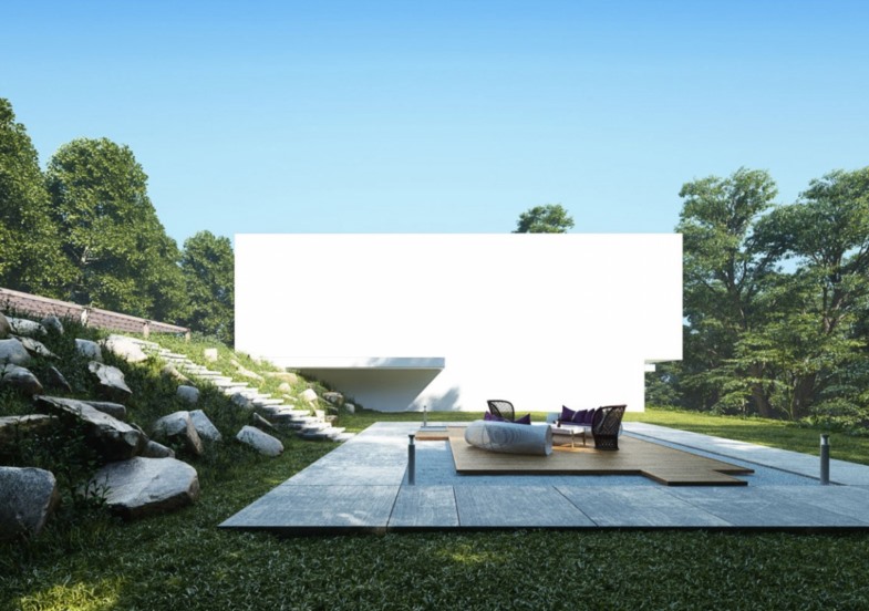 10个建筑体块景观地形3d模型场景 Evermotion - Archexteriors vol.26