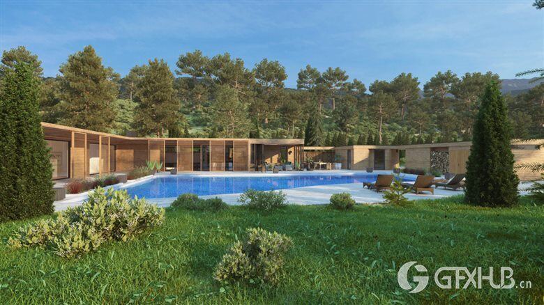 全案建筑外部和内部3d模型场景 Evermotion - Archexteriors vol.27