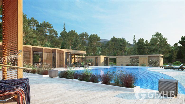 全案建筑外部和内部3d模型场景 Evermotion - Archexteriors vol.27