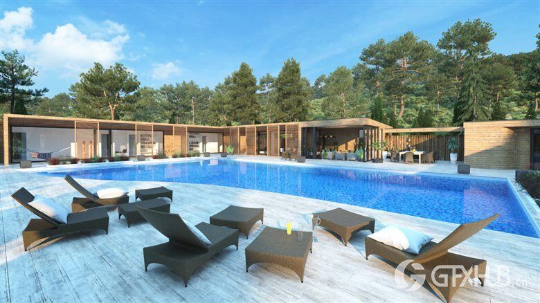 全案建筑外部和内部3d模型场景 Evermotion - Archexteriors vol.27