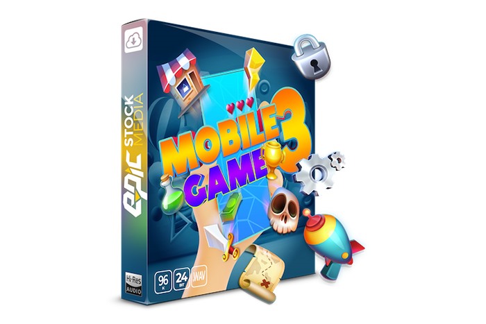620个可爱活泼 手游休闲卡通应用及游戏音效 Epic Stock Media - Mobile Game 3