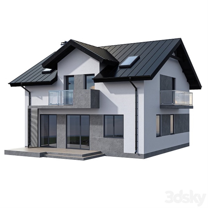 3DSky Pro 20套写字楼住宅楼别墅建筑3D模型合集