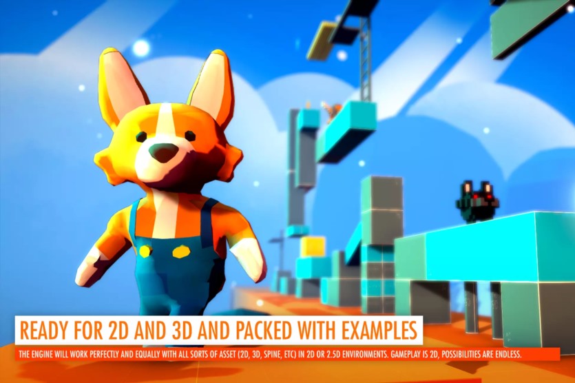 Unity2.5D 平台游戏 Corgi Engine - 2D + 2.5D Platformer v8.6