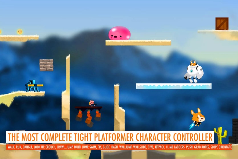 Unity2.5D 平台游戏 Corgi Engine - 2D + 2.5D Platformer v8.6