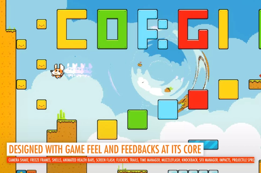 Unity2.5D 平台游戏 Corgi Engine - 2D + 2.5D Platformer v8.6