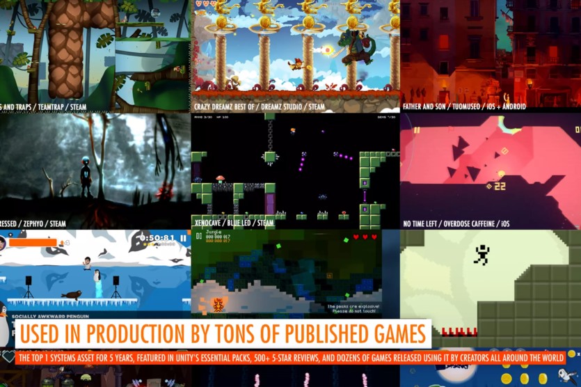 Unity2.5D 平台游戏 Corgi Engine - 2D + 2.5D Platformer v8.6