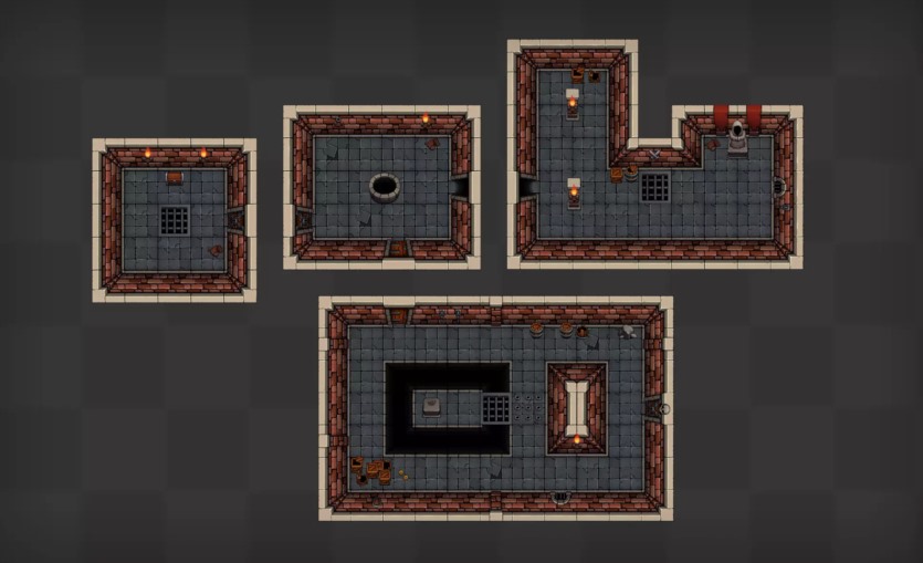 2D地牢图块 2D Dungeon Tileset v2.1