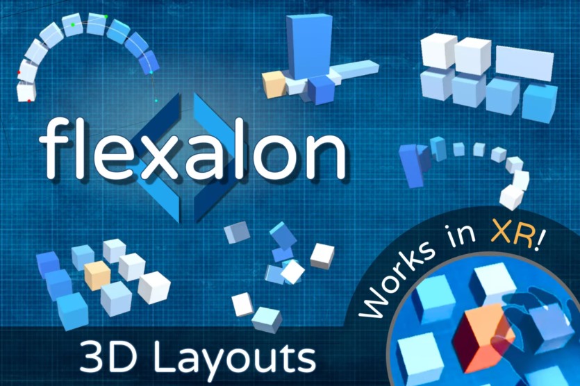 Flexalon 3D版面设计 Flexalon Pro: 3D & UI Layouts v4.1.0