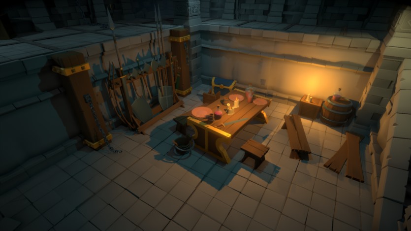 中世纪幻想地宫游戏资产 LowpolyKit : Dungeon