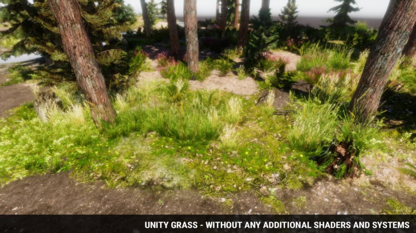 Unity树叶草花根树干3D模型资产 Advanced Foliage Pack 2.0 v3.0.5