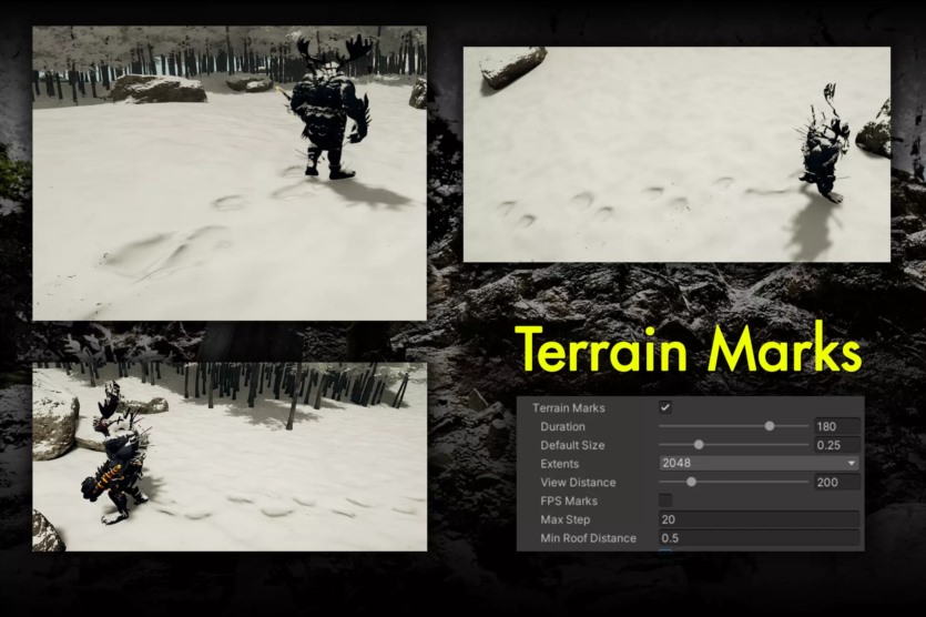 Unity全局雪景 Global Snow 2 v8.3.3