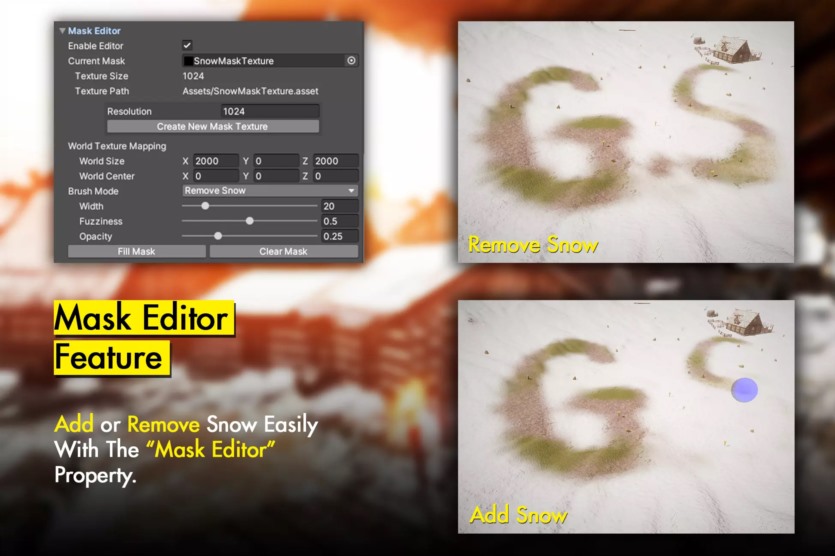 Unity全局雪景 Global Snow 2 v8.3.3