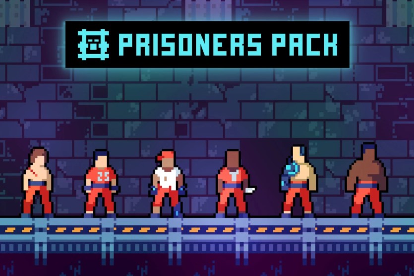 囚犯角色精灵像素艺术 Prisoner Character Sprites Pixel Art