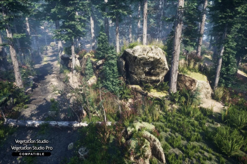 Unity 山树动态自然3D模型 Mountain Trees - Dynamic Nature v2.8.4
