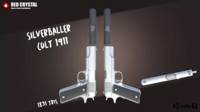 Unity 30 支低多边形枪支武器模型 30 Guns Pack v1.1
