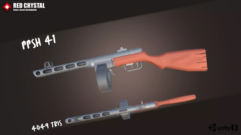 Unity 30 支低多边形枪支武器模型 30 Guns Pack v1.1