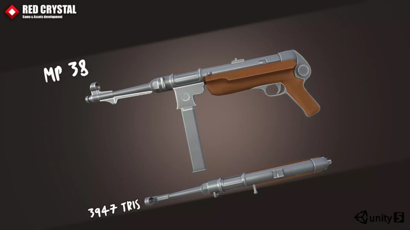 Unity 30 支低多边形枪支武器模型 30 Guns Pack v1.1