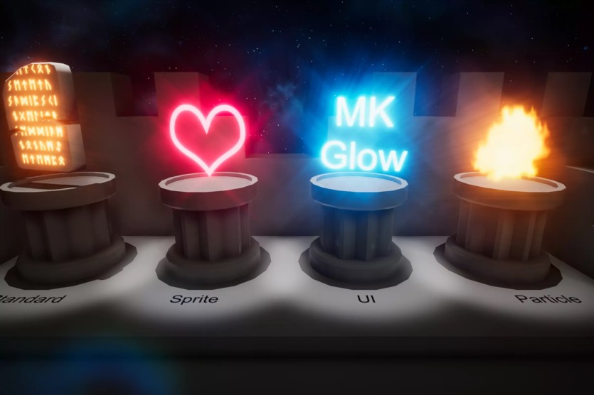 Unity着色器光晕，包括光晕镜头表面镜头光晕和眩光 MK Glow - Bloom & Lens & Glare v4.6.4
