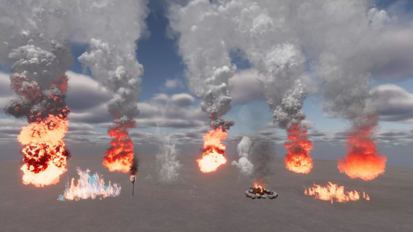 Unity爆炸火焰烟雾粒子特效资产 Fire & Smoke - Dynamic Nature v1.2.1