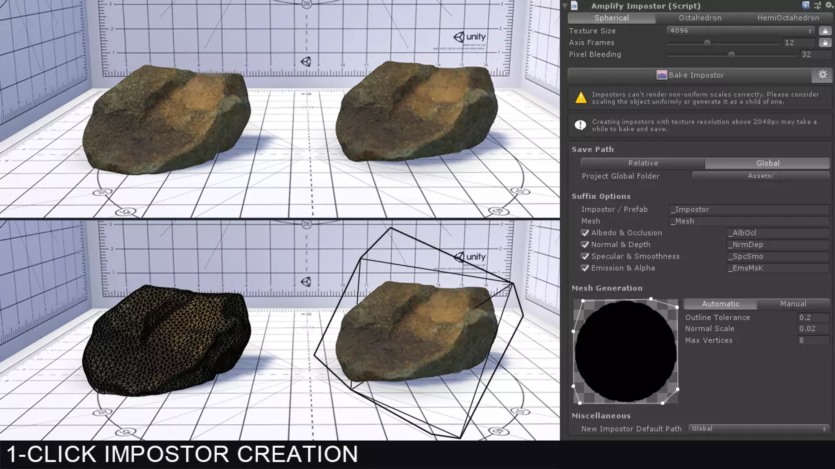 Unity项目优化工具 Amplify Impostors v0.9.9.3