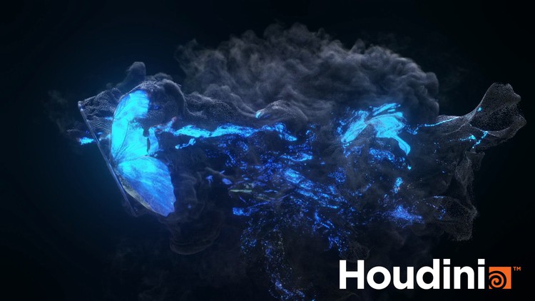 Houdini中的神奇蝴蝶3D动画特效 Magical Butterfly FX in Houdini