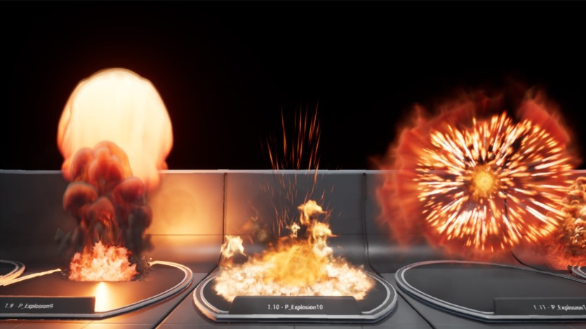 UE爆炸生成器 Explosions Builder 2 HDR (4.16-4.27)