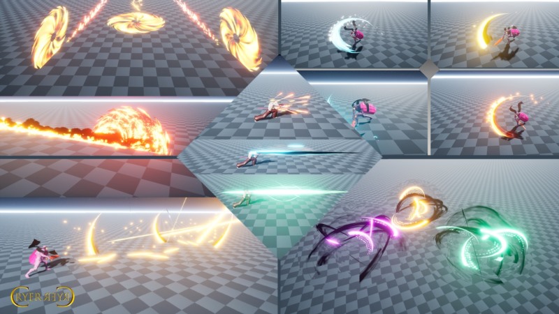 魔法砍杀效果终极包 Niagara Magical Slashes v4.25-4.27, 5.0-5.2