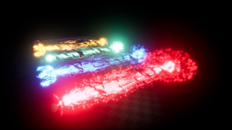 UE能量射线命中视觉特效 Niagara Ray VFX Pack (Energy, Ray, Hit Effects)