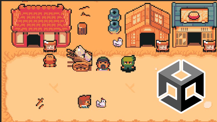 了解如何使用 Unity创建2D RPG游戏 Learn how to create a 2D RPG game with Unity