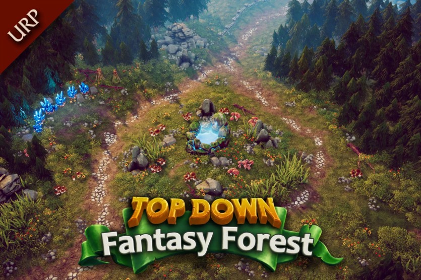 Unity资产自上而下幻想森林 Top Down - Fantasy Forest (URP)