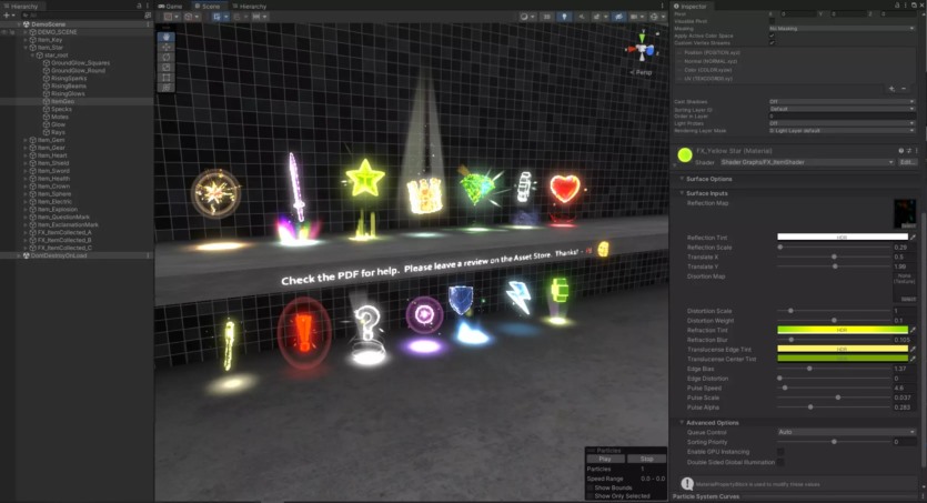 URP闪亮物品特效 Shiny Items VFX for URP