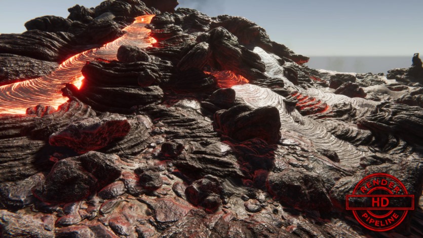 熔岩与熔岩火山环境 Unity工具 L.V.E 2019 - Lava & Volcano Environment