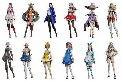 Blender人物角色模型合集250个 Blender 3D Models Collection August 2021