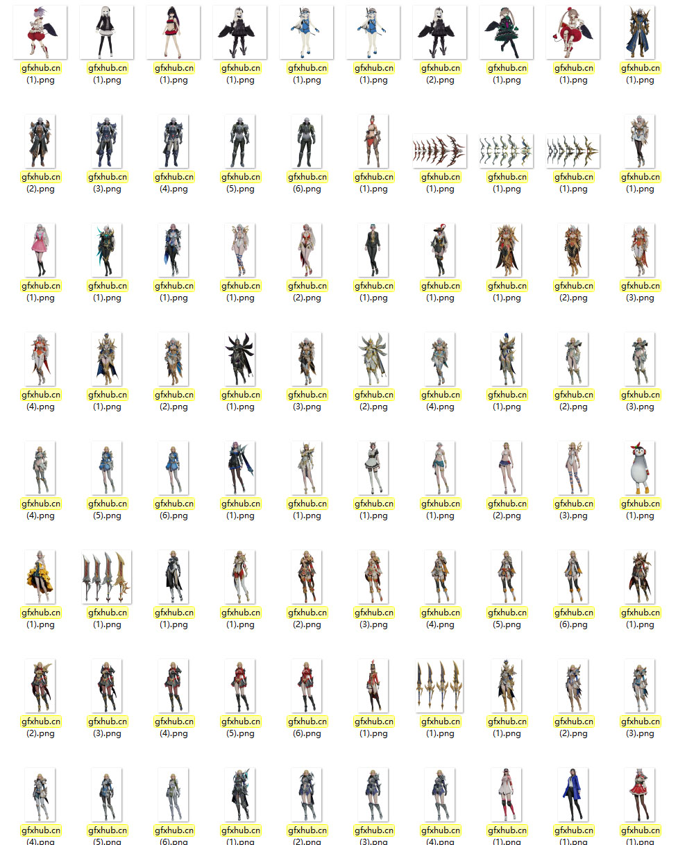 Blender人物角色模型合集250个 Blender 3D Models Collection August 2021