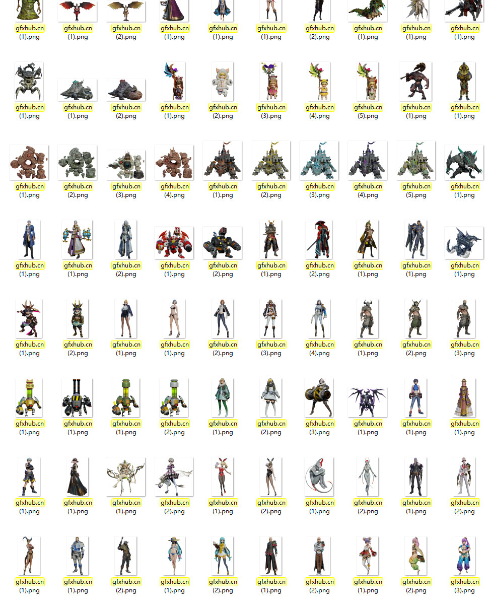 Blender人物角色模型合集250个 Blender 3D Models Collection August 2021