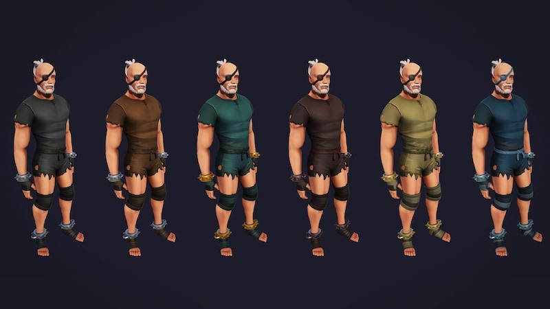 囚犯盔甲套装 - 风格化角色扮演游戏 Prisoner Armor Set - Stylized RPG