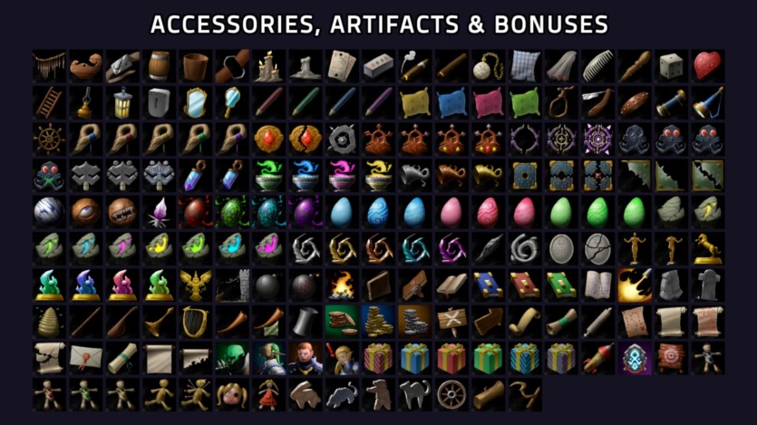 UE虚幻引擎3000+ RPG 物品图标 3000+ RPG Item Icons