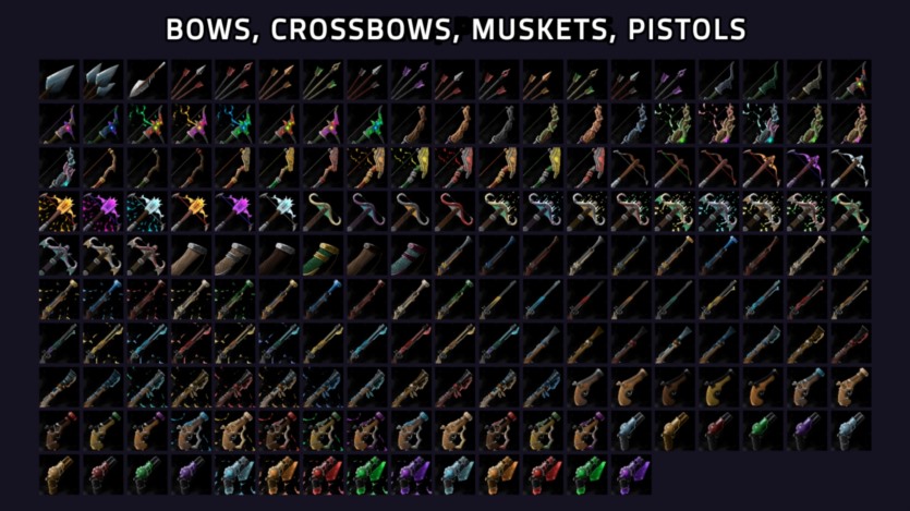 UE虚幻引擎3000+ RPG 物品图标 3000+ RPG Item Icons